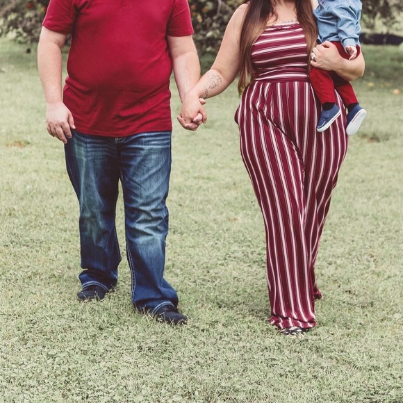 Striped Romper! - Picture 1 of 3